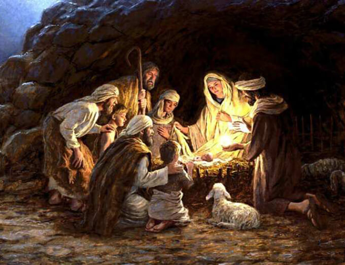 摄理教会庆祝圣诞节_救主耶稣诞生示意图