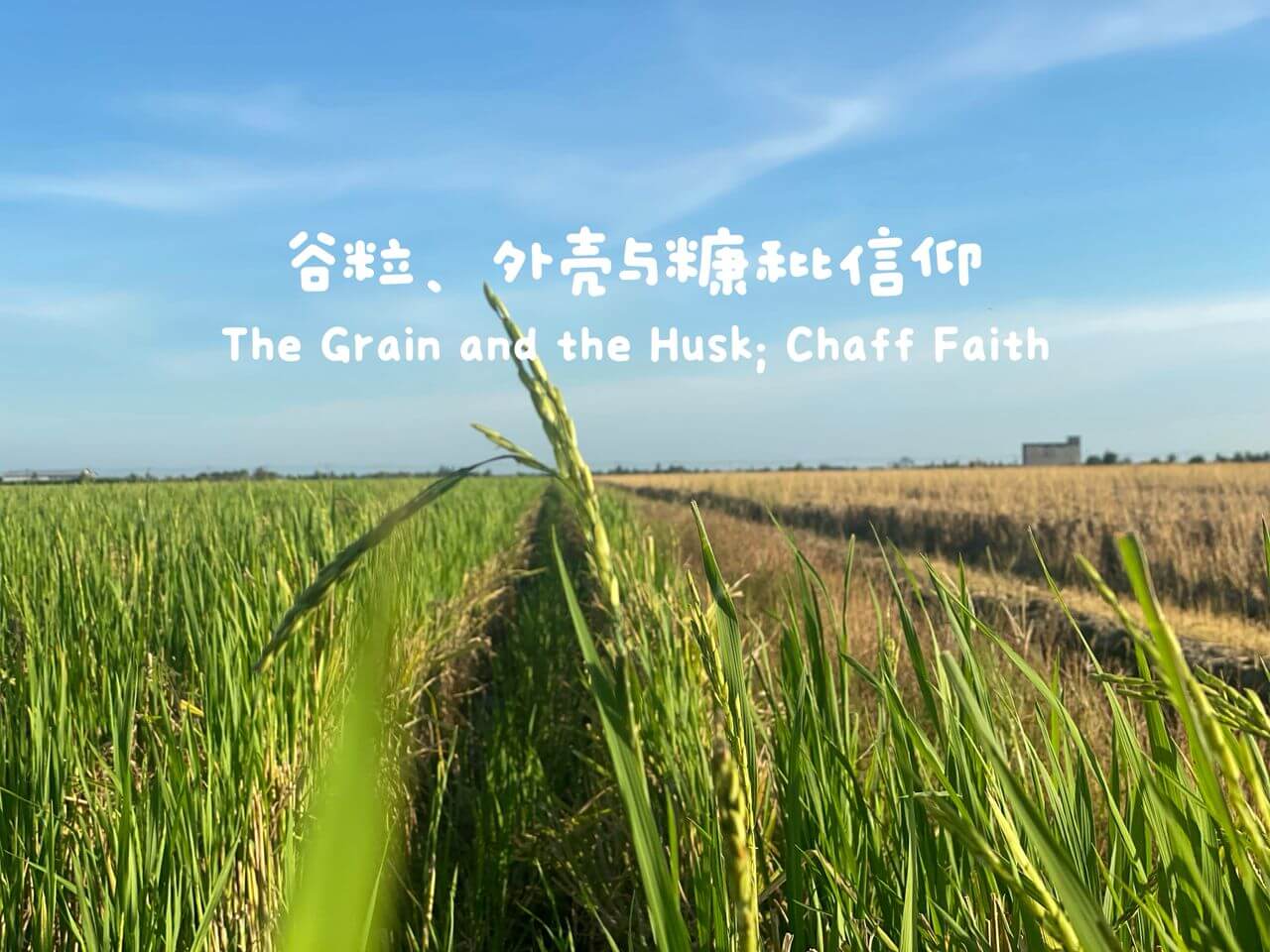 摄理主日话语_郑明析牧师_谷粒_外壳与糠秕信仰