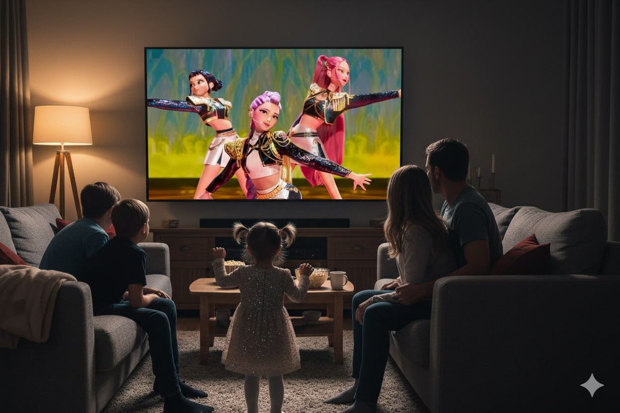 摄理生活の童言童语 14 – 连我家才2岁的N宝也迷上了《Kpop猎魔女团》的〈Golden〉