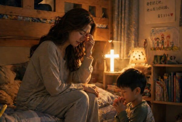 摄理生活の童言童语 17 – 小小声说：妈妈，我帮你祷告！